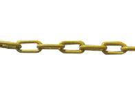 500KN Short Industrial Lifting Chains With Yellow Painting / Lashing Chain Link