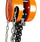 HSZ-E Runda ręczna Ręczna blokada łańcucha 2 tony OEM wciągarka ręczna, Orange